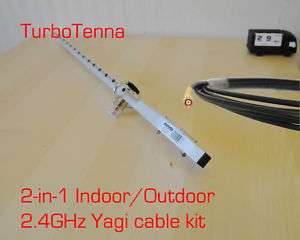   Yagi Outdoor WiFi Antenna with 20FT RP SMA cable 489226316766  