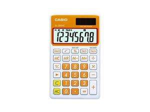    Casio SL 300VC OE Big Display Calculator   Orange