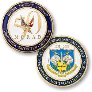  NORAD 50th Anniversary Coin 