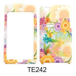  CELL PHONE CASE COVER FOR APPLE IPOD ITOUCH 4 FLOWERS 