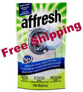 AFFRESH Front Load Washer Cleaner W10135699 6 Pack Free Fast Shipping 