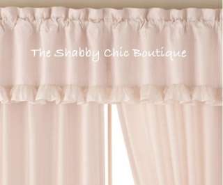 Cottage Window Valance Ruffles & Tulle Shabby PInk Chic 003416560724 