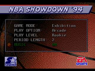 NBA Showdown 94 1994 Season Sega Genesis Arcade Basketball Game Jam 
