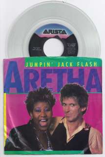 ARETHA FRANKLIN   Jumpin Jack Flash   Arista AS1 9528   (1985 