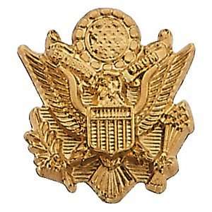    14k Gold U.S. Army Lapel Pin 10x9mm/14kt yellow gold Jewelry