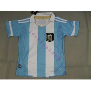  new 2011/12 argentina home soccer jersey kids jersey child 