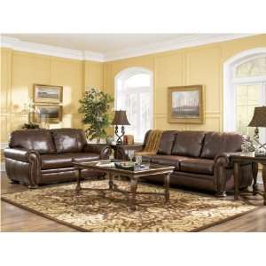  Palmer Walnut Living Room Set by Ashley Furniture