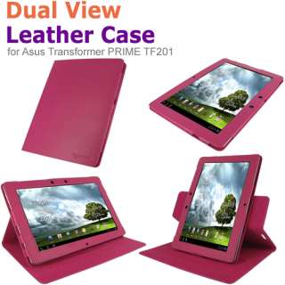 roocase dual view leather case cover for asus eee pad