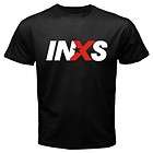 New INXS Australia Rock Band Black T shirt Size S 3XL
