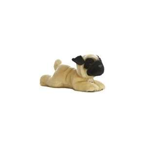    Realistic Stuffed Pug 8 Inch Plush Dog By Aurora Toys & Games