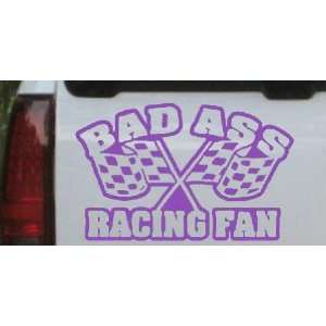 Racing Fan Moto Sports Car Window Wall Laptop Decal Sticker    Purple 