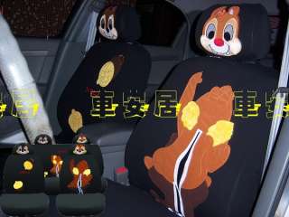 Chip & Dale Car Seat Cover Full Set 10 pcs B  