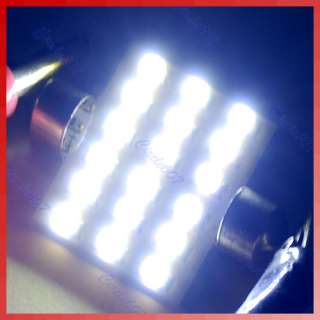 41mm Festoon Dome 18 SMD LED Car Interior Bulb Light Lamp White  