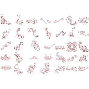  Brother/Babylock PES Embroidery Machine Card SWIRLS
