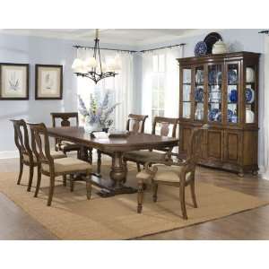   Classic Americana Trestle Table + 4 Side Chairs Furniture & Decor