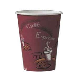  Solo 370SI 0041 10 oz. Bistro Paper Hot Cup 50 / Pack 