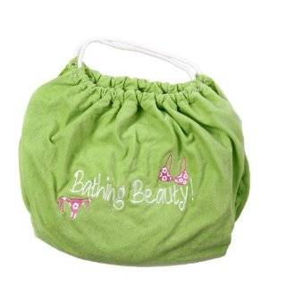   BATHING SUIT SWIMSUIT TRAVEL BAG TOTE FOR BEACH POOL TERRY CLOTH CASE