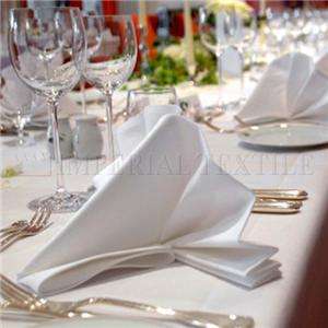 NEW LOT 576 RESTAURANT WHOLESALE WEDDING NAPKINS WHITE  