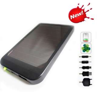Rechargeable 2600mAh Solar Panel USB Battery Charger for cellphone  