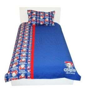 NEWCASTLE KNIGHTS FOOTBALL NRL QUEEN BED DOONA COVER  