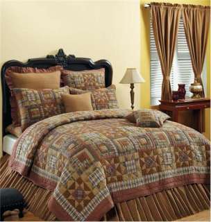   STAR COUNTRY PATCHWORK TWIN COMPLETE Quilt Bed in a bag Bedroom set