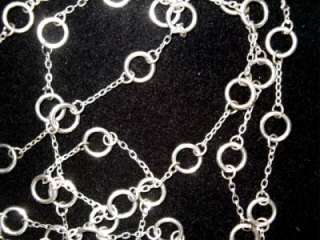 Miss Express 77  full Body Belly Lariat Chain Wrap Armour Silver 