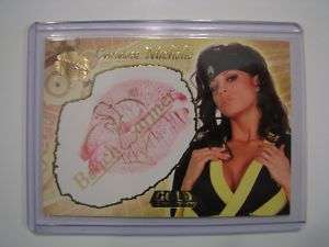 2007 BENCHWARMER CANDICE MICHELLE AUTHENTIC KISS CARD  