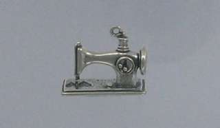 Sterling Silver SEWING MACHINE Charm #3  