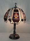 NEW NHL Chicago Blackhawks Hockey Black Chrome Touch Lamp NR L@@K 