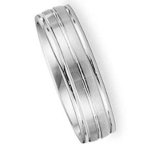  6.00 Mm. New Argentium 935 Non Tarnish Silver Wedding Band Ring 