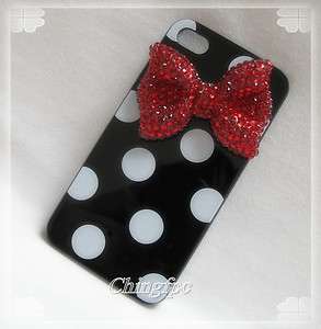 Sweet Deco Bling Crystal Bow Case Cover for iPhone 4 4G _BD&Br 2 