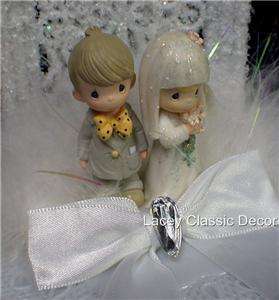 Precious Moments figures Wedding Cake topper Bride Groom Top  