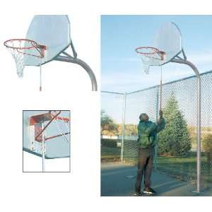   Bison Removable Basketball Goal Bracket Pole Kit  