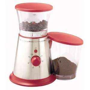   Accent 6 Spd. Red & S/s Coffee Grinder Seeing Red