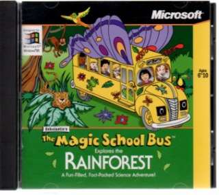 Magic School Bus Explores the Rainforest PC CD Age 6 10 659556633165 