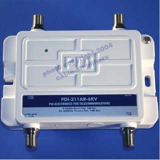 PDI 2 PORT ACTIVE RETURN CABLE TV AMPLIFIER/BOOSTER  