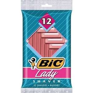  Bic Single Blade Shaver Lady 12 Count Health & Personal 