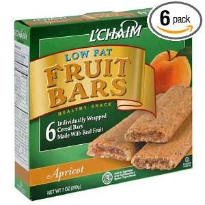 Chaim Fruit and Cereal Bars, Apricot    Low Fat, 7 Ounce (Pack of 72 