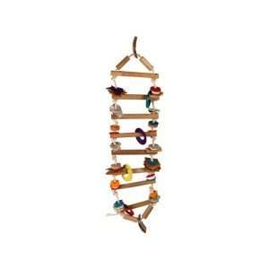  Planet Pleasures Rope Ladder Small 9in Natural Bird Toy