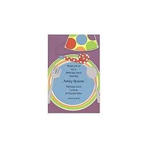   Dinner Invitation Adult Birthday Invitations