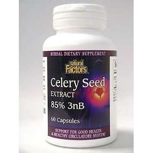  Natural Factors Celery Seed Extract 75mg 60 caps Health 