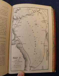 1870 JORDAN, NILE, CANOES CANOEING, MIDDLE EAST, PLATES, FINE FULL 
