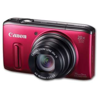 Canon Powershot SX260 HS (Red) 12.1MP 20x Zoom Digital Camera 