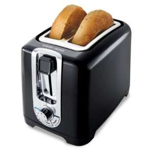  Black & Decker TR1256B 850 Watt 2 Slice Toaster with Bagel 
