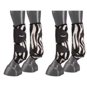  Tough 1 Vented Sport Boots 4 Pack Large White Pet 