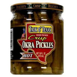 Talk O Texas Crisp Okra Pickles 16oz.Opens in a new window