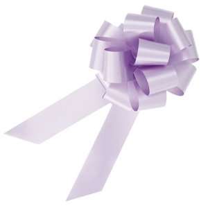  Colored Poly Ribbon Pull Bows   Small   Burgundy 