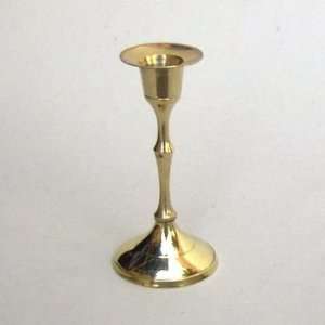   HANDTOOLED HANDCRAFTED BRASS CANDLE HOLDER