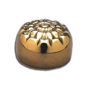  Solid Brass Polished Brass 1 1/2inch Decorative End Cap 