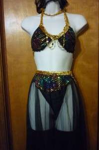   Hollywood SEXY Geshia Girl Belly Dancer Costume Halloween Medium